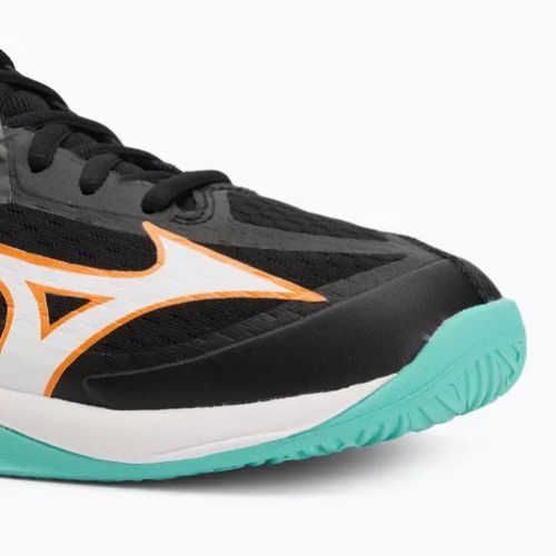 Mizuno Thunder Blade Z Mid Volleyballschuh schwarz/tangelo/eisgrün
