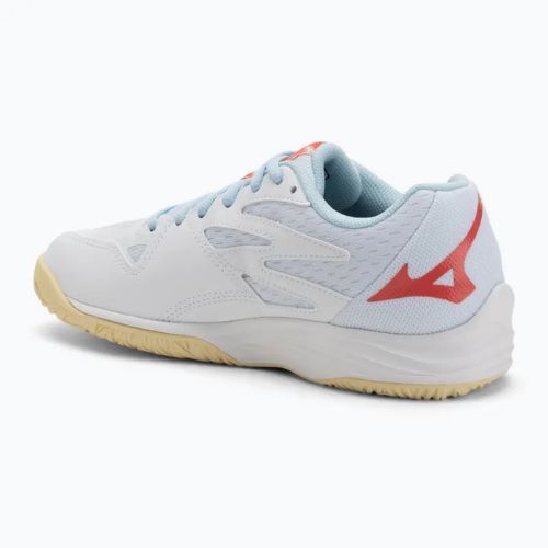 Damen Volleyball Schuhe Mizuno Thunder Blade Z weiß/calypso coral/pale banana