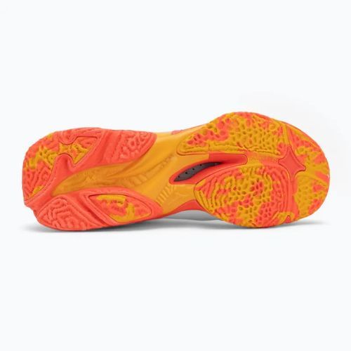 Mizuno Wave Lightning Z8 Mid weiß/feurige Koralle 2/Zitrus Volleyballschuhe