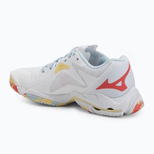 Damen Volleyballschuhe Mizuno Wave Lightning Z8 weiß/calypso coral/pale banana