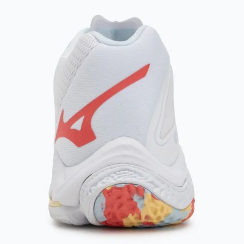 Damen Volleyballschuhe Mizuno Wave Lightning Z8 Mid weiß/calypso coral/pale banana