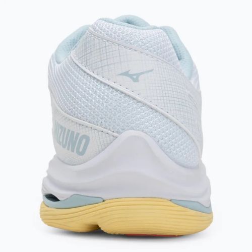 Damen Volleyballschuhe Mizuno Wave Voltage 2 weiß/calypso coral/pale banana