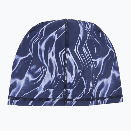 Nike Dri-Fit Peak Uncuffed Beanie Bedruckt blau ungültig/silbern