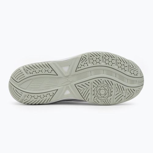 Kinder-Volleyballschuhe Mizuno Cyclone Speed 5 weiß/schwarz/frozen emerald