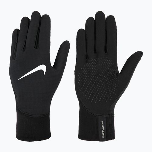Herren Nike Therma-Fit Pacer Sphere Midweight RG Laufhandschuhe schwarz/schwarz/silber