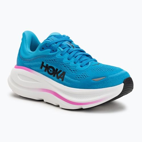Damen Laufschuhe HOKA Bondi 9 skyward blau/neon fuchsia