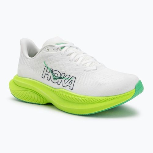 Herren Laufschuhe HOKA Mach 6 weiß/neon lime