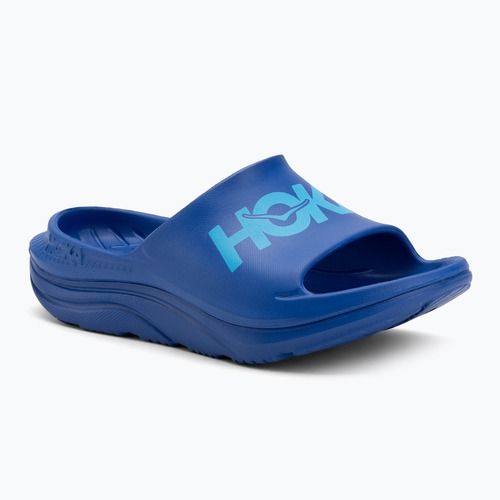 HOKA Ora Athletic Slide Pantoletten ultramarin/himmelblau
