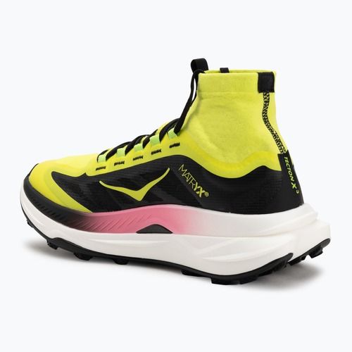 Damen-Laufschuhe HOKA Tecton X 3 neon hoka citrus/schwarz