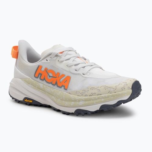HOKA Speedgoat 6 Herren Laufschuhe weiß/neon tangerine
