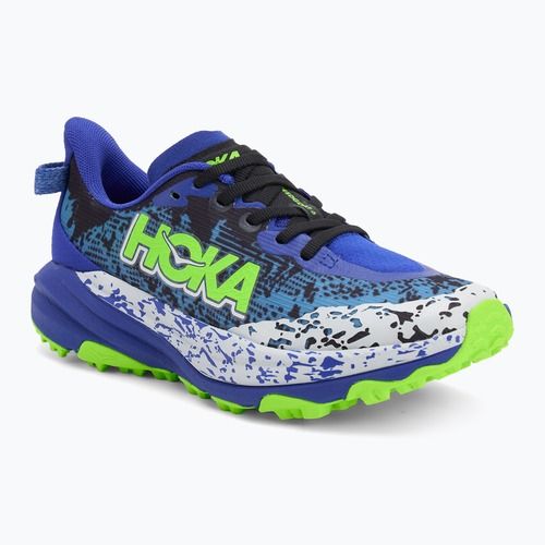 Kinder-Laufschuhe HOKA Speedgoat 6 night sky/neon lime