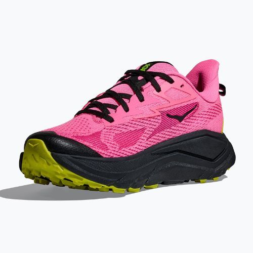 Damen-Laufschuhe HOKA Challenger 8 neon rose/schwarz