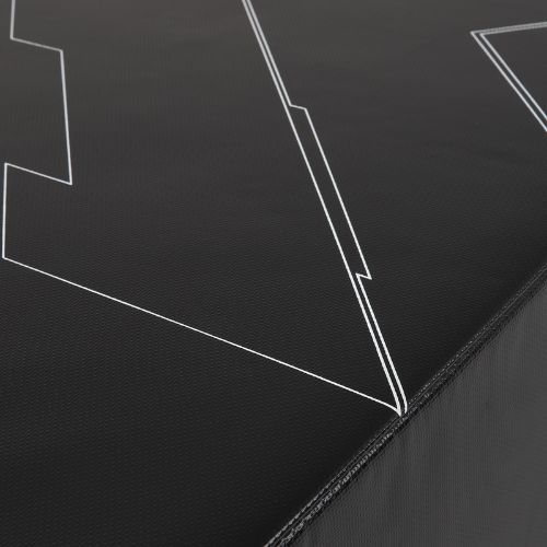 Klappbare Plyometriekiste TREXO 30 cm schwarz