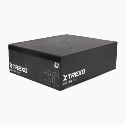 Klappbare Plyometriekiste TREXO 30 cm schwarz