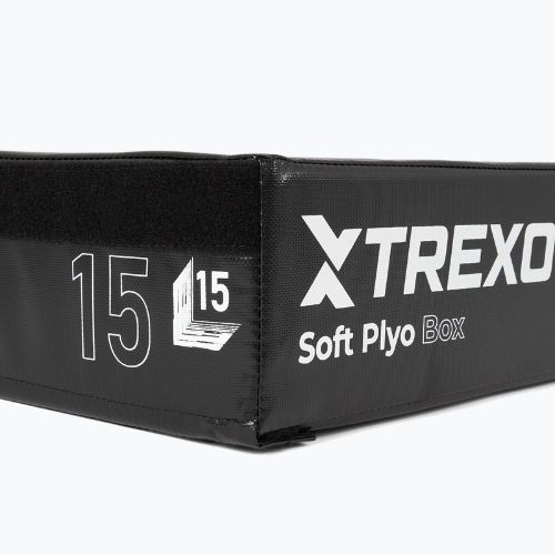 Klappbare Plyometriekiste TREXO 15 cm schwarz