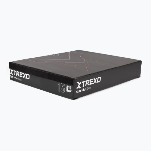 Klappbare Plyometriekiste TREXO 15 cm schwarz