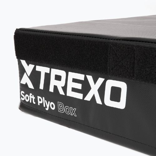 Klappbare Plyometriekiste TREXO 15 cm schwarz