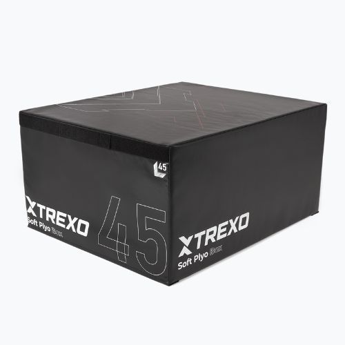 Klappbare Plyometriekiste TREXO 45 cm schwarz