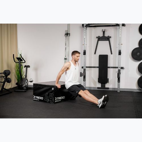 Klappbare Plyometriekiste XTREXO 45 cm schwarz