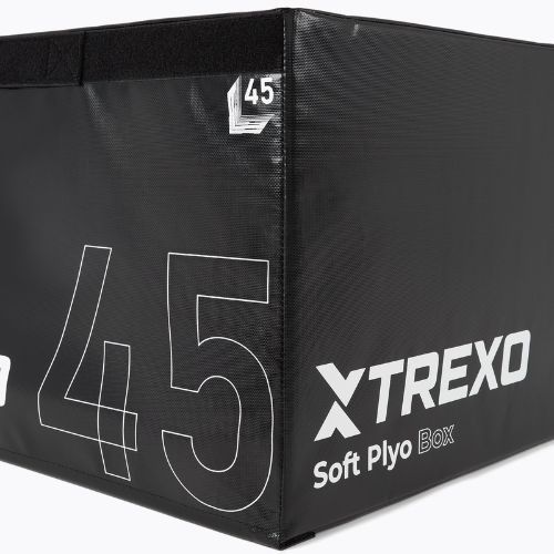 Klappbare Plyometriekiste TREXO 45 cm schwarz