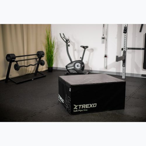 Klappbare Plyometriekiste XTREXO 45 cm schwarz