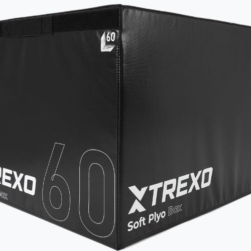 Klappbare Plyometriekiste TREXO 60 cm schwarz