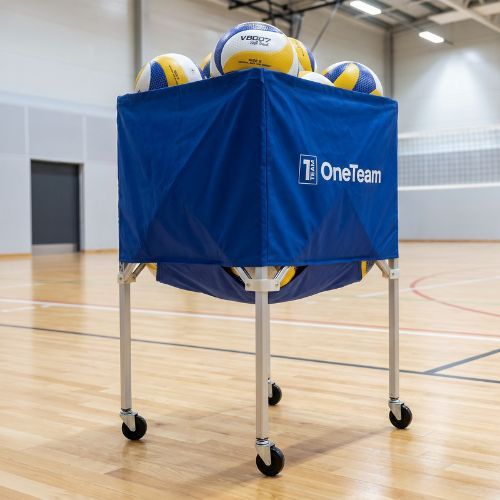 Ballwagen für Volleybälle OneTeam Blue nest