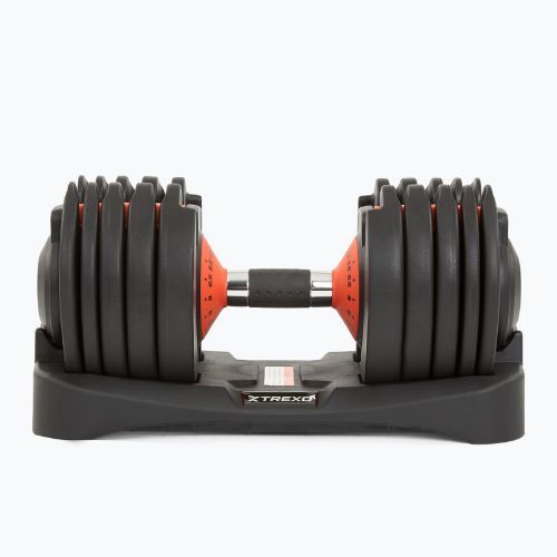 Verstellbare Kurzhantel TREXO 24kg EVO black