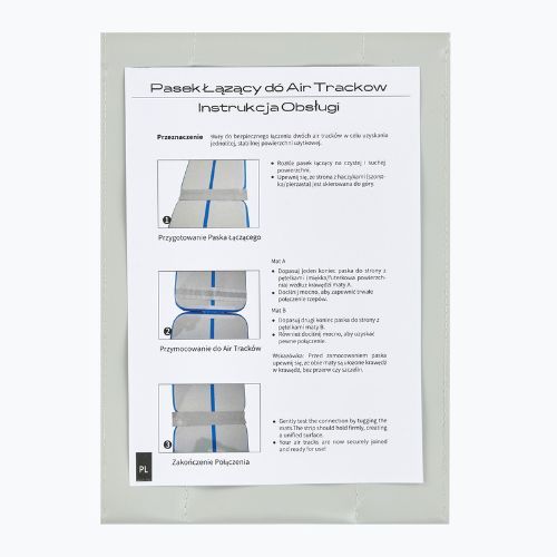 Verbinder für Gymnastikbahnen XTREXO Air Track white