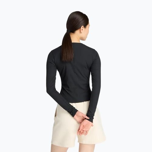 Damen-Longsleeve New Balance Micro-Rib schwarz