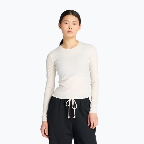 Damen-Longsleeve New Balance Micro-Rib weiß