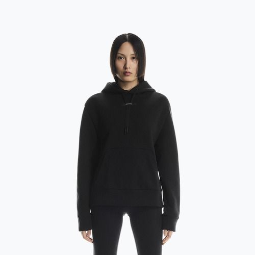 Damenpullover On Focus Tech Hoodie schwarz