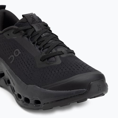 Damen-Laufschuhe On Cloudsurfer Trail 2 schwarz/schwarz