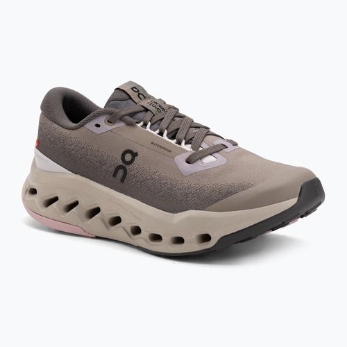 Damen Laufschuhe On Cloudsurfer Trail 2 Waterproof cinder/desert