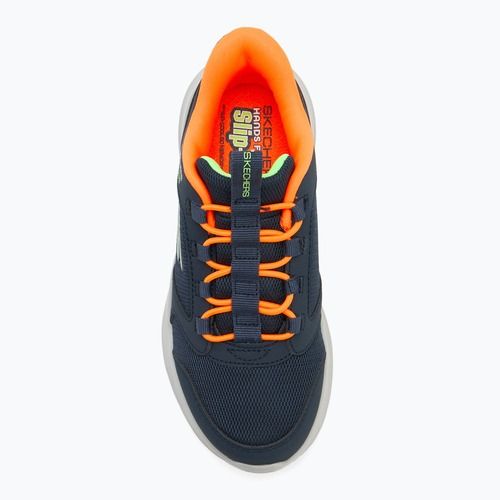 Kinder-Schuhe SKECHERS Go Run 400 V2 Turbo-Brisk Navy/Orange