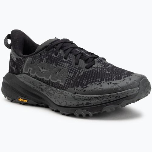Damen-Laufschuhe HOKA Speedgoat 6 GTX Wide schwarz/Alabaster
