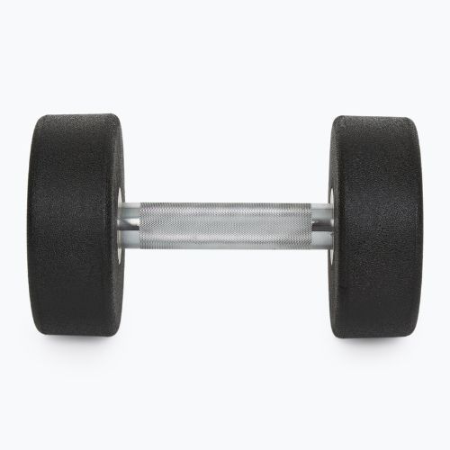 Gummierte Gusseisenhantel XTREXO Pro 12 kg black