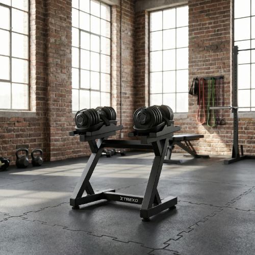 Ständer für verstellbare Hanteln XTREXO black