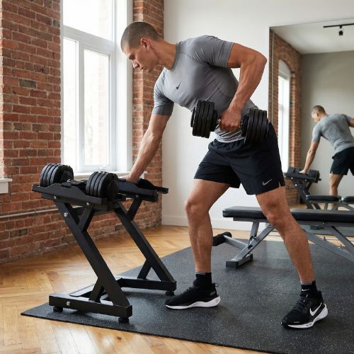 Ständer für verstellbare Hanteln XTREXO black