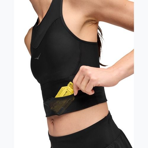 HOKA Race Day Trainings-BH schwarz/schwarz