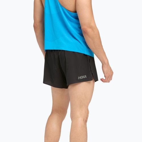 HOKA Race Day Split Herren Laufshorts schwarz