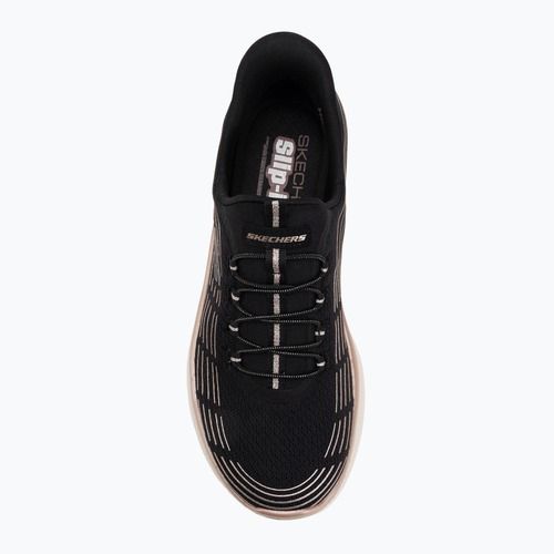 Damen Schuhe SKECHERS Summits Plus Soft Luster schwarz/roségold