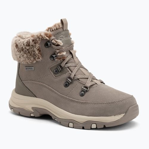 Damen Schuhe Skechers Trego Snow Worries mushroom