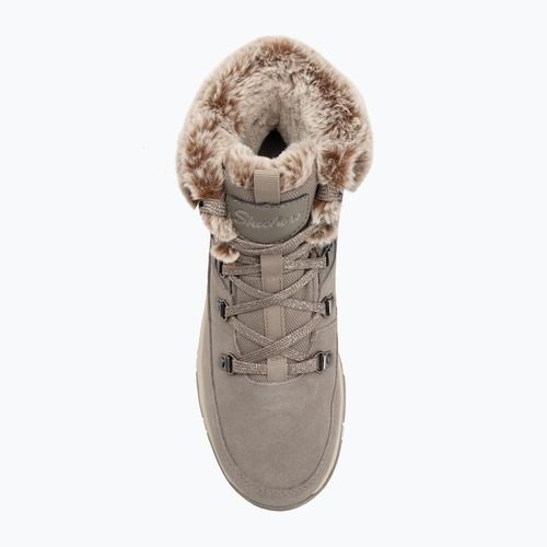 Damen Schuhe Skechers Trego Snow Worries mushroom