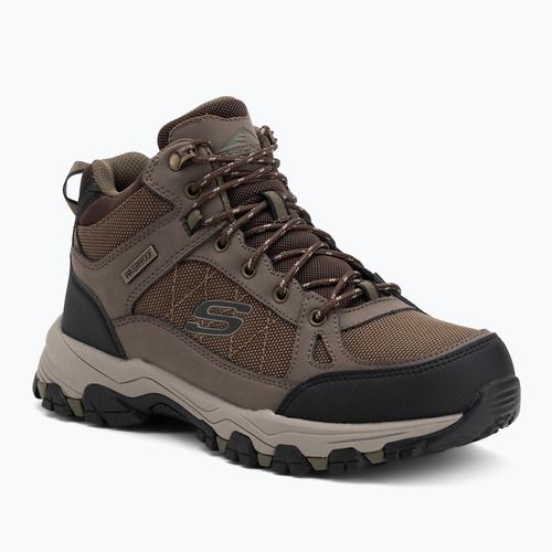 Herren Schuhe Skechers Selmen Melano Schokolade