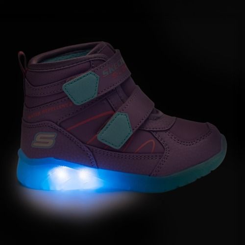 Kinder-Schuhe SKECHERS Illumi-Brights Polar Steppers Lavendel/Mehrfarbig