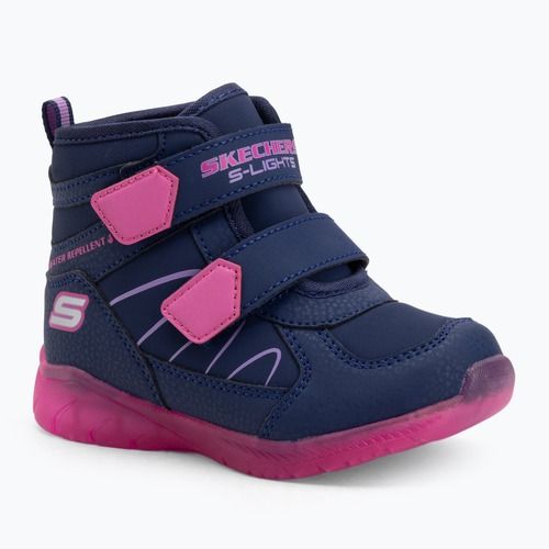 Kinder Schuhe SKECHERS Illumi-Brights Polar Steppers navy/multi