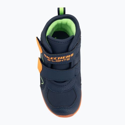 Kinder-Schuhe SKECHERS Illumi-Brights Splash Beams Navy/Orange