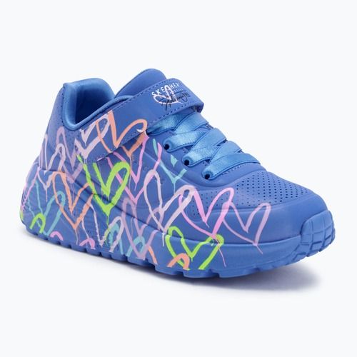 Kinderschuhe SKECHERS Uno Lite Love Levitate blau/multi