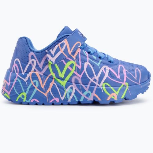 Kinderschuhe SKECHERS Uno Lite Love Levitate blau/multi